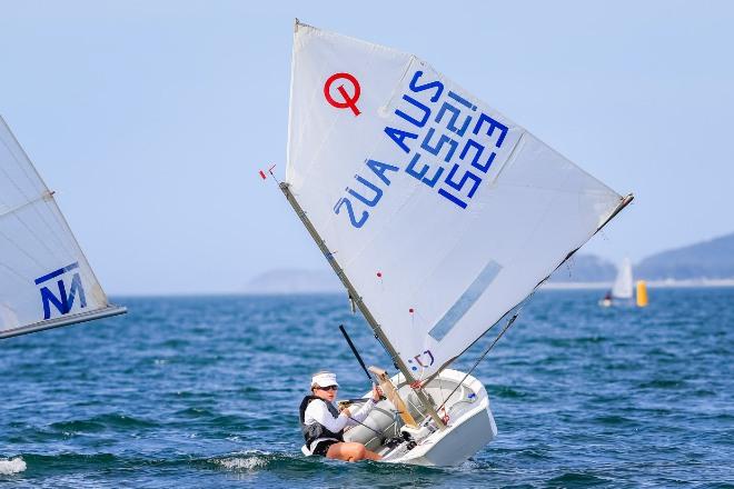 SPS15 Junior Series Mina Ferguson - Sail Port Stephens’ junior one-sail series © Saltwater Images